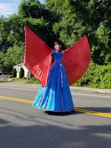 Massachusetts Stilt Walker Stilt Walking Hire Book Performer Party Entertainment Event Entertainer Costume RI CT NH 4th Fourth of July Parade Massachusetts Stilt Walker Stilt Walking Hire Book Performer Party Entertainment Event Entertainer Costume RI CT NH 4th Fourth of July Parade