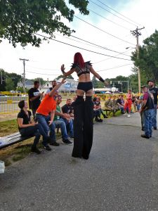 Massachusetts Stilt Walker Stilt Walking Hire Book Performer Party Entertainment Event Entertainer Costume Dress RI CT NH Bike Motorcycle Night Biker Rally Ride Massachusetts Stilt Walker Stilt Walking Hire Book Performer Party Entertainment Event Entertainer Costume Dress RI CT NH Bike Motorcycle Night Biker Rally Ride