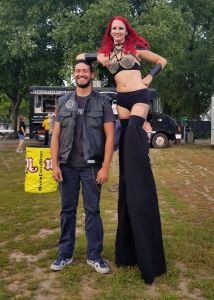 Massachusetts Stilt Walker Stilt Walking Hire Book Performer Party Entertainment Event Entertainer Costume Dress RI CT NH Bike Motorcycle Night Biker Rally Ride Massachusetts Stilt Walker Stilt Walking Hire Book Performer Party Entertainment Event Entertainer Costume Dress RI CT NH Bike Motorcycle Night Biker Rally Ride