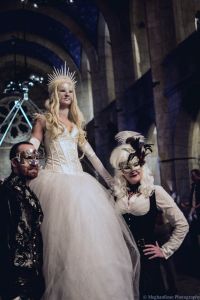 Masquerade Ball Stilt Walking Walker Ice Queen Castle Snow Princess Icicle Masquerade Ball Stilt Walking Walker Ice Queen Castle Snow Princess Icicle