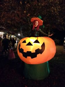 Massachusetts Halloween Stilt Walker Walking Giant Pumpkin Inflatable Blow Up Costume Witch Popping Out Of NH RI CT Massachusetts Halloween Stilt Walker Walking Giant Pumpkin Inflatable Blow Up Costume Witch Popping Out Of NH RI CT