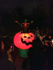 Massachusetts Halloween Stilt Walker Walking Giant Pumpkin Inflatable Blow Up Costume Witch Popping Out Of RI NH CT Massachusetts Halloween Stilt Walker Walking Giant Pumpkin Inflatable Blow Up Costume Witch Popping Out Of RI NH CT