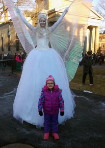 Winter Fest Holiday Stroll Fire and Ice Event Stilt Walking Walker Ice Queen Castle Snow Princess Icicle Isis Wings Winter Fest Holiday Stroll Fire and Ice Event Stilt Walking Walker Ice Queen Castle Snow Princess Icicle Isis Wings