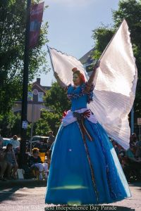 4th of July Fourth Stilt Walker Independence Day Patriotic Princess Stilt Walking Stilts Massachusetts CT RI NH