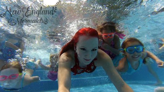 Swimming Mermaid Performer Massachusetts Princess Parties